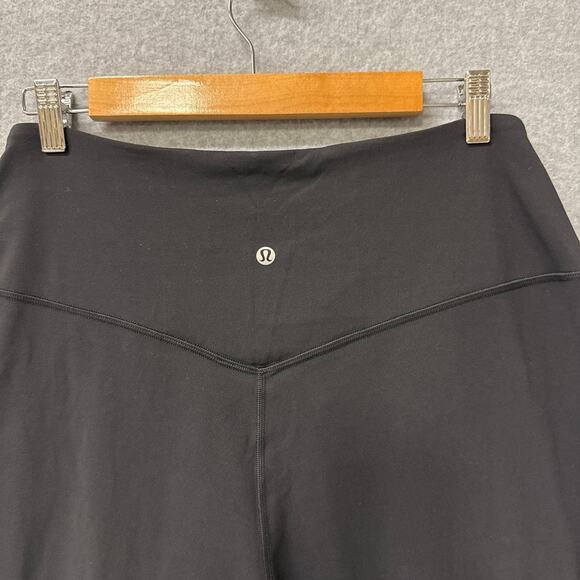 Lululemon Black Align Wide Leg Pleated Palazzo Pants Regular Boho Size 10 NWT - Picture 6 of 10